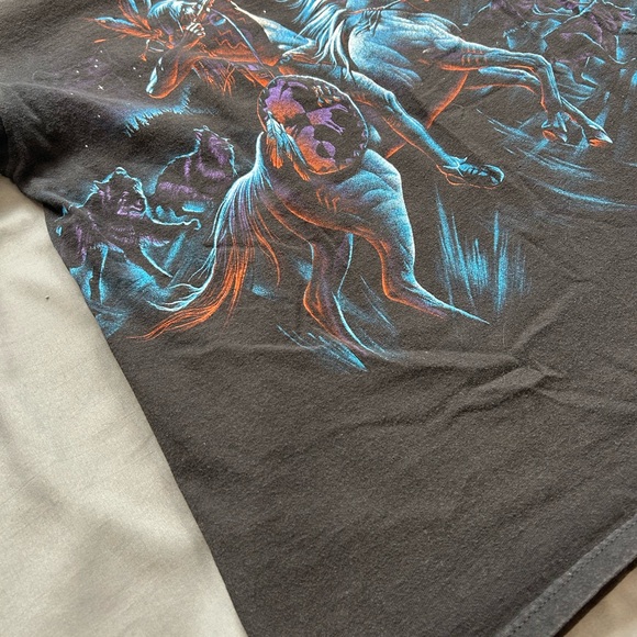 Vintage Indian Double Sided T-Shirt - Picture 11 of 12